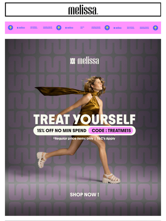 Treat Yourself with 15% OFF – No Min Spend! 🛍️