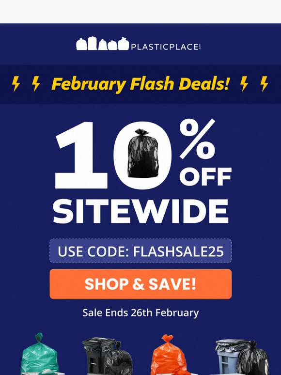 💰 Short Month, Big Savings – 10% Off Sitewide Now! 🎉