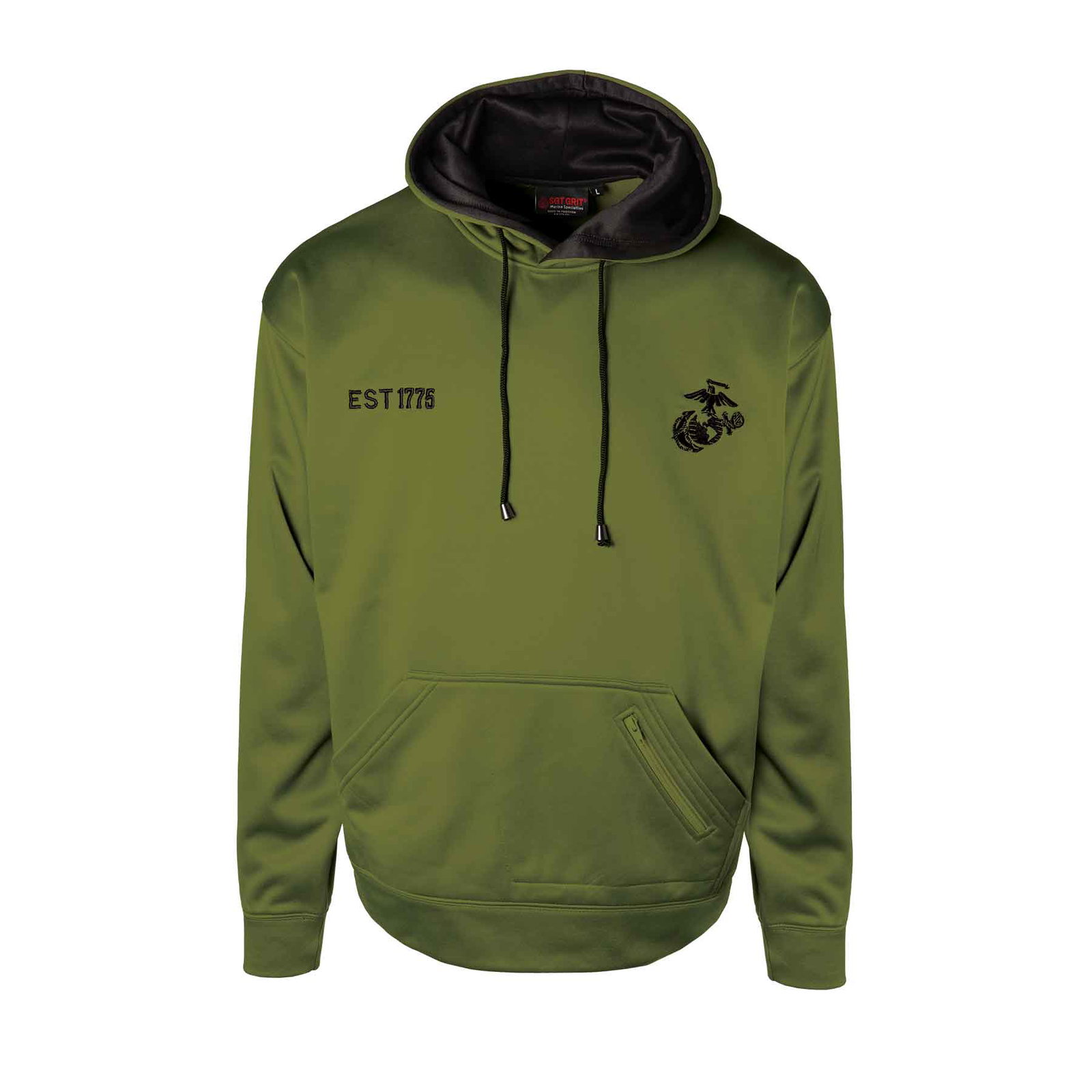 Image of Est. 1775 EGA OD Green Hoodie