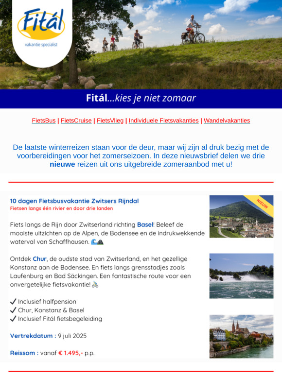 Nieuwe bestemmingen 2025!