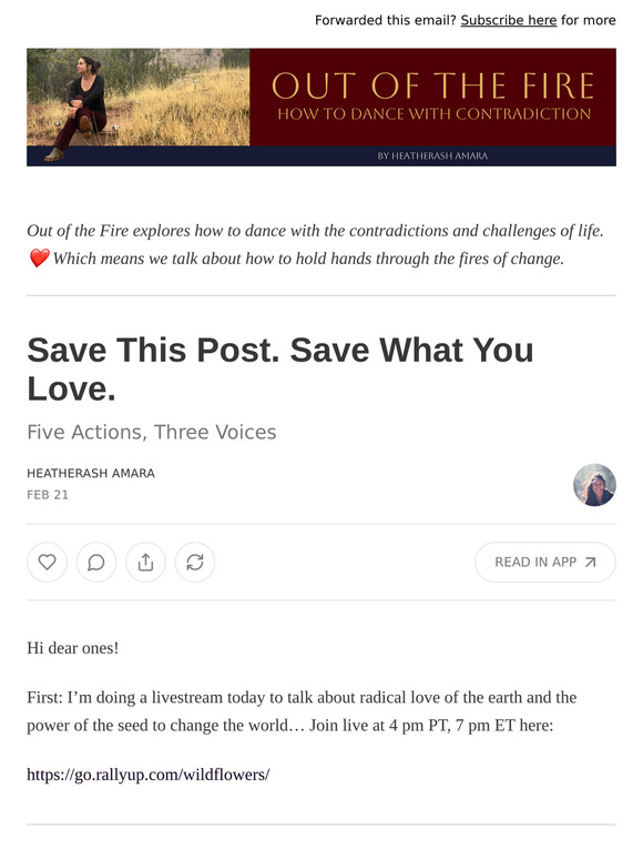 Save This Post. Save What You Love.