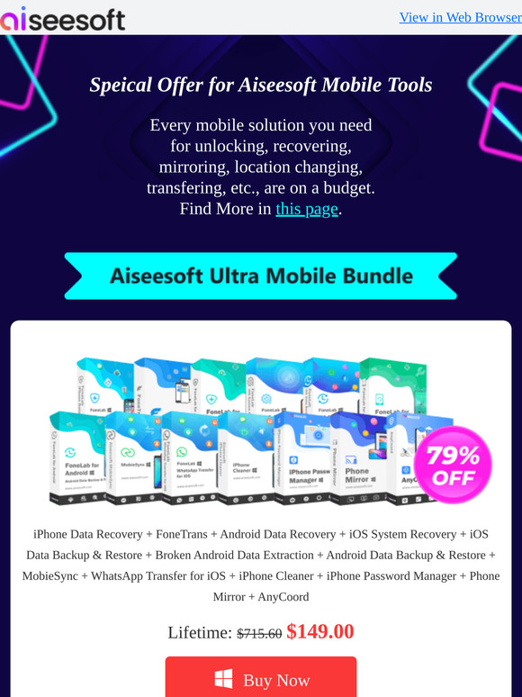 Grab 40% OFF in Only 3 Days [Mobile User Special Offer]