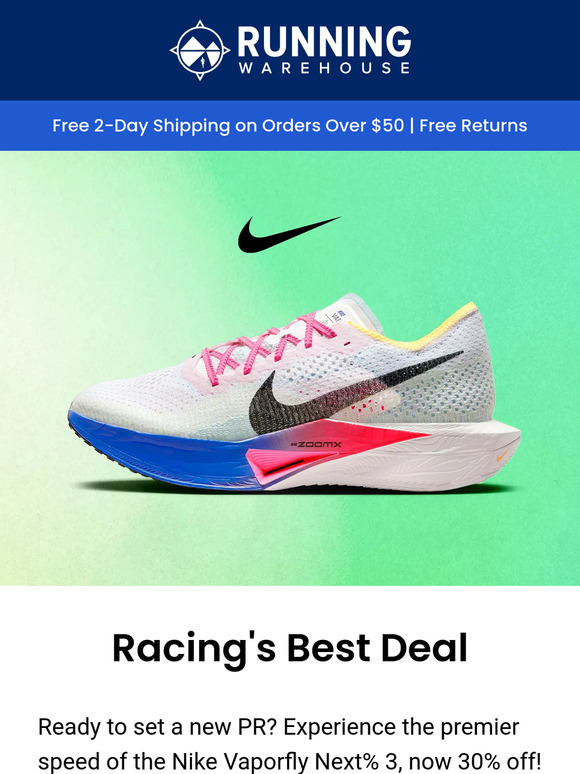 30% Off Nike Vaporfly Next% 3