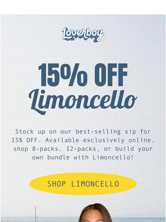 🍋 15% OFF LIMONCELLO 🍋