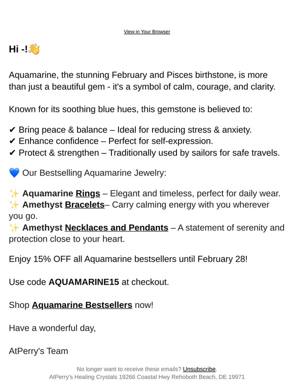 Aquamarine Bestsellers - Serenity & Strength🔹 + gift inside!