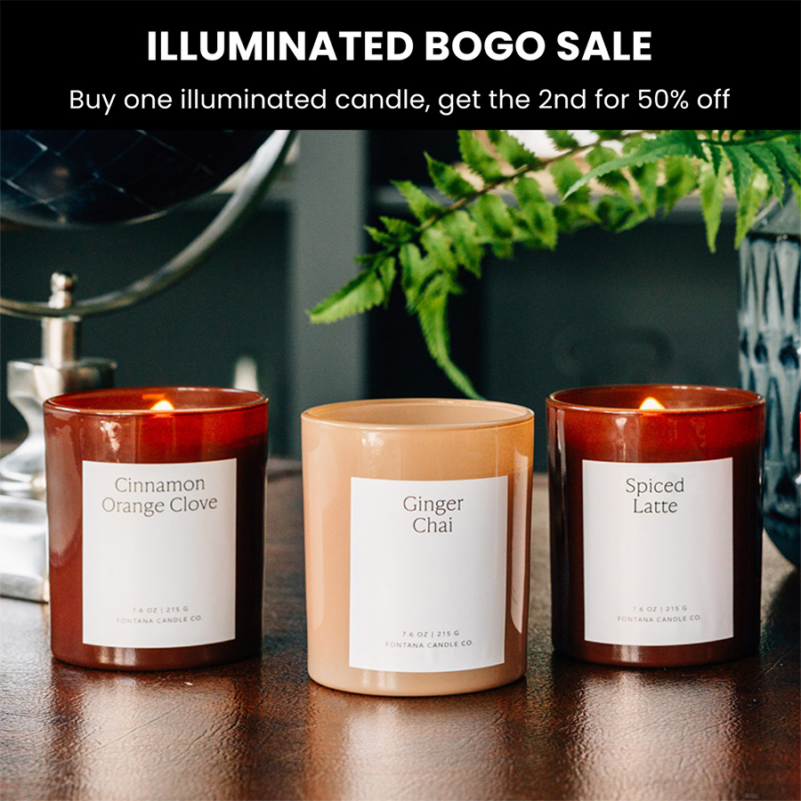 Illuminated BOGO Candle Sale