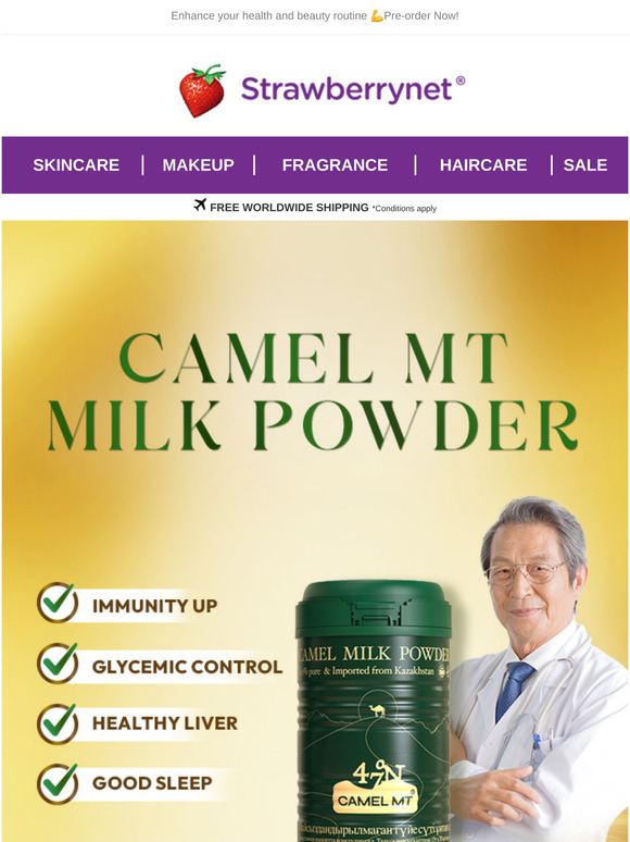 【Camel MT Camel Milk Powder🐫🥛】Multi-Benefits for Health in Just1️⃣Pack!