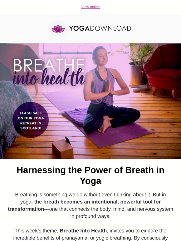 🙆‍♀️And Breathe, — | Yoga Retreat Sale!