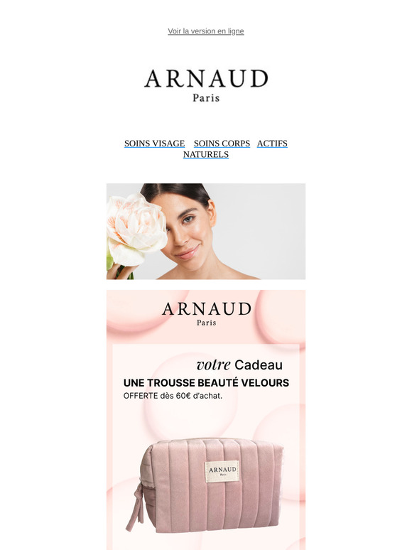 Votre CADEAU : une TROUSSE VELOURS OFFERTE dès 60€ d'achat 💗