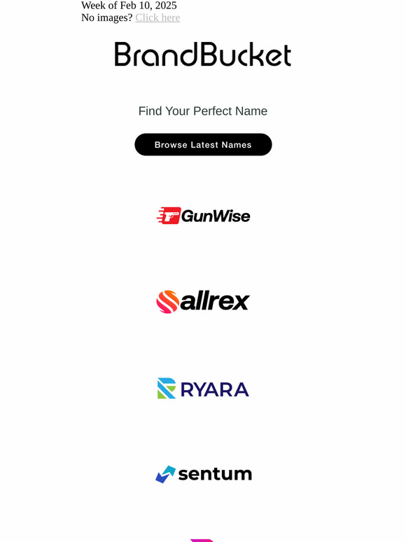 Your Weekly Digest of New Names