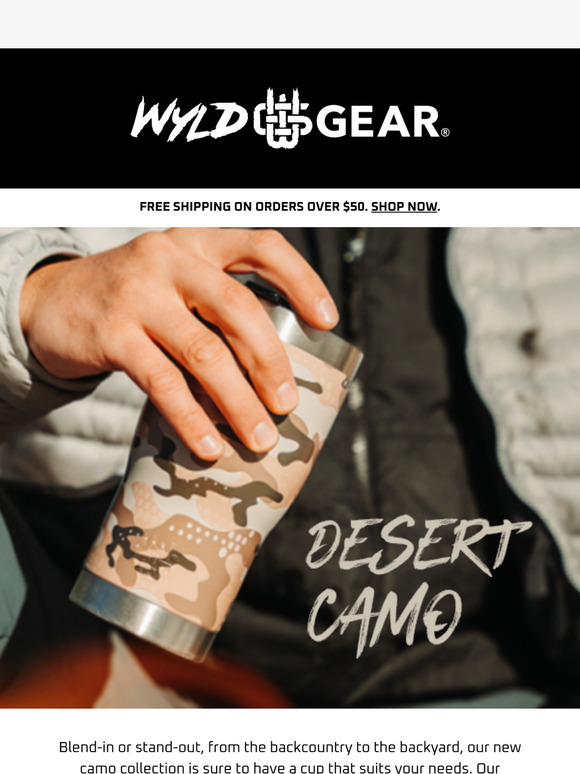 Blend-in or Stand-out. Check out the New Camo Collection!