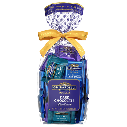 Dark Chocolate Assorted Squares Gift Bag
