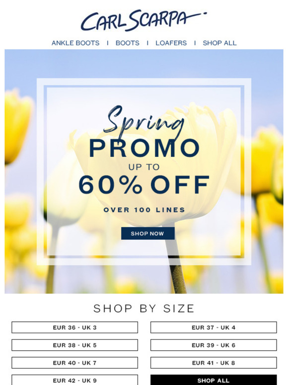 Spring Promo 🌸 Enjoy Up to 60% Off!