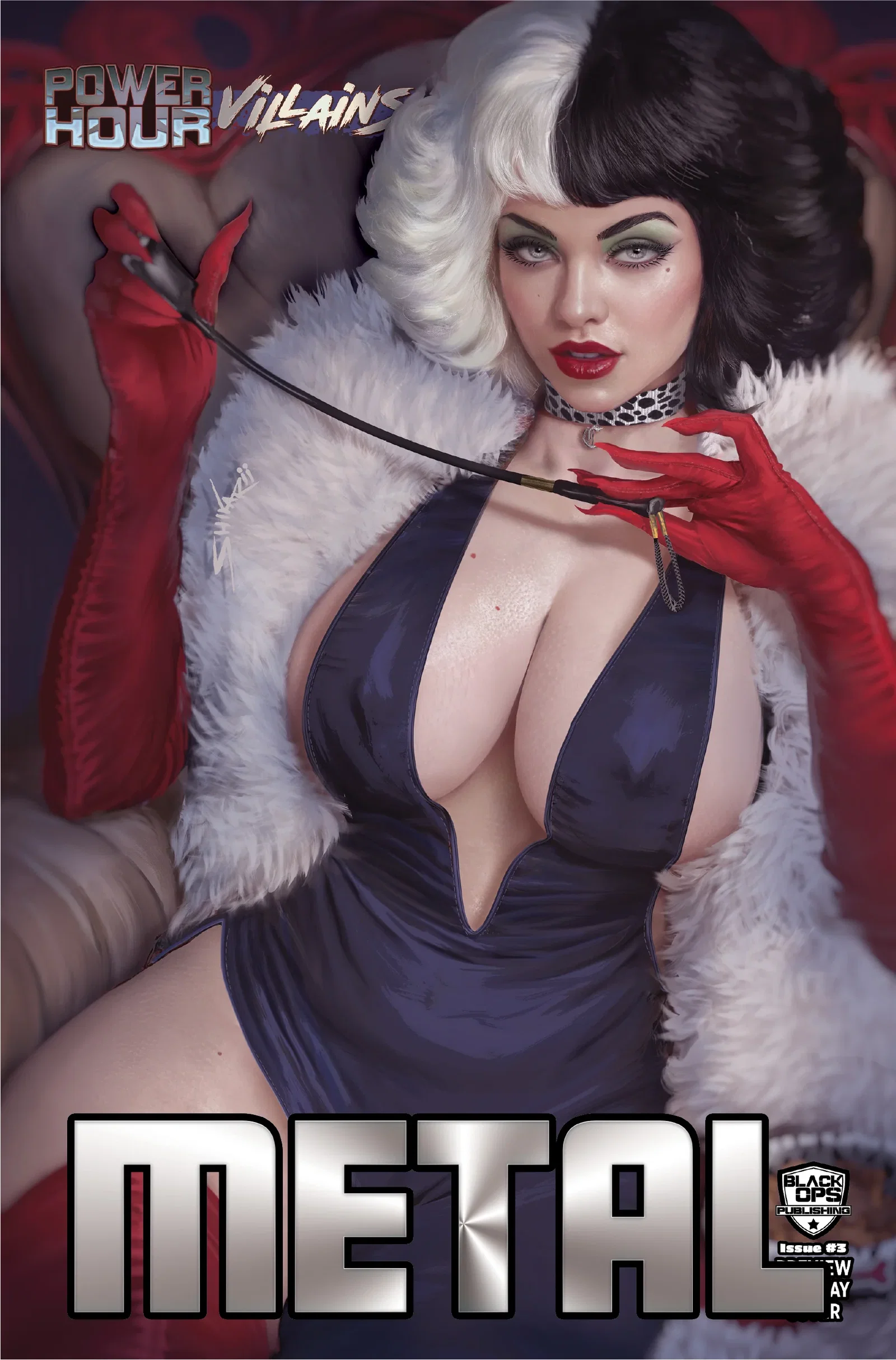 POWER HOUR #3 PREVIEW SHIKARII "DOG LADY" - TRADE NICE METAL - LTD 10