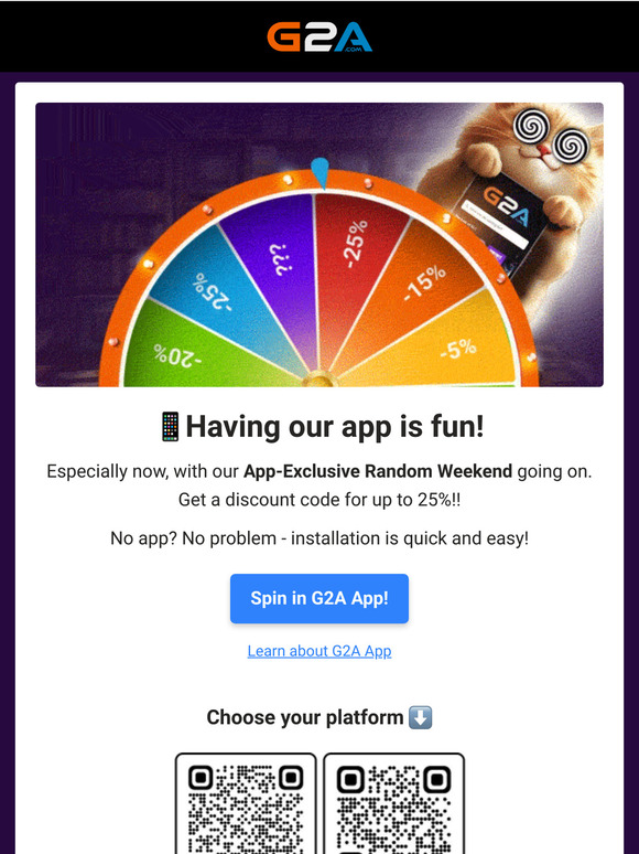 There's a new discount code for you! 📲