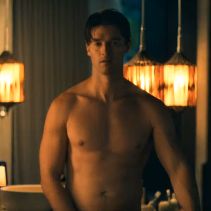 Patrick Schwarzenegger confirmed it was his real butt on 'The White Lotus.'