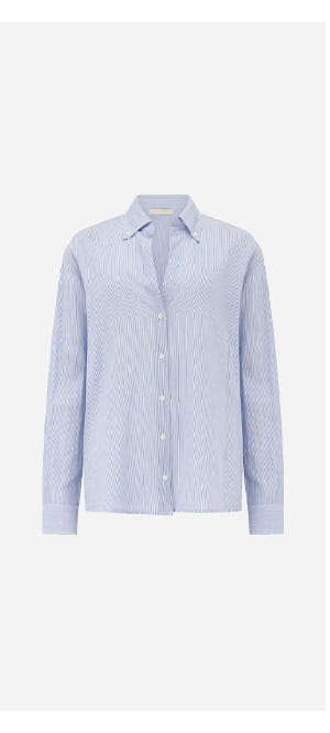 Druyat Shirt In Blanc Bleu
