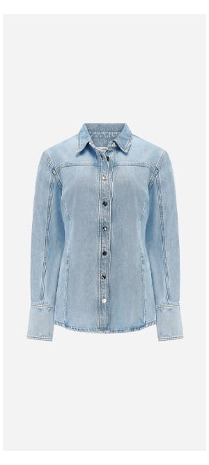 The Curved Shirt In Shimmy