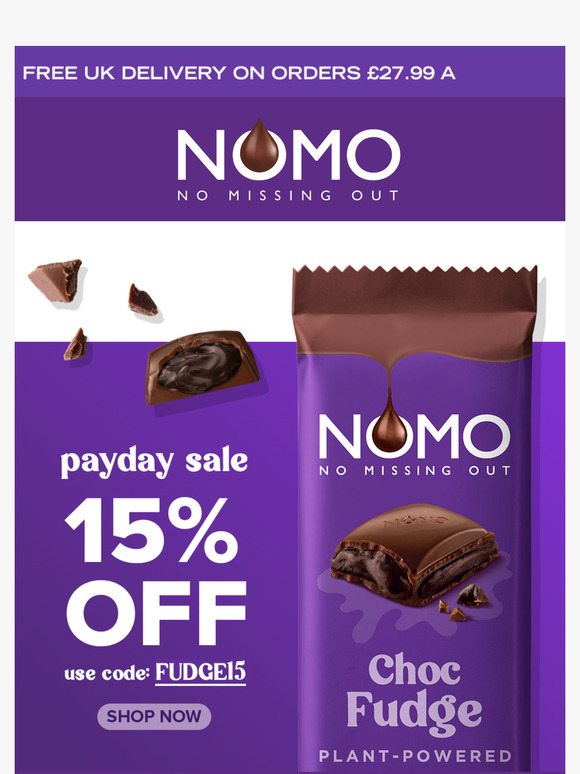 15% Off NOMO – Limited Time!