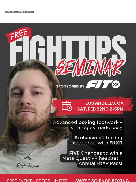 FREE Los Angeles Boxing Seminar