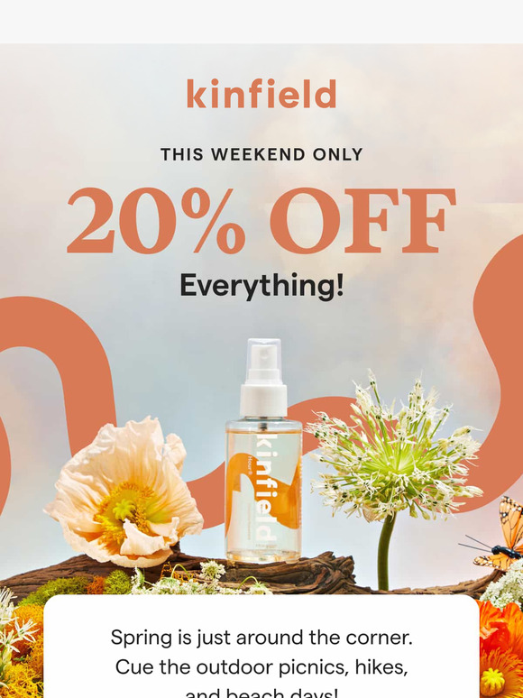 20% OFF EVERYTHING