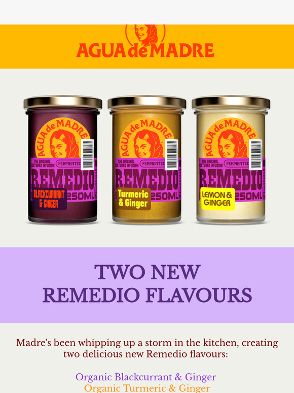NEW REMEDIO FLAVOURS