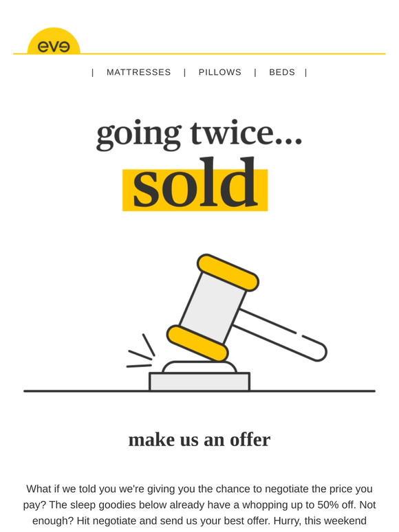 going once, going twice... sold to the best offer 💸