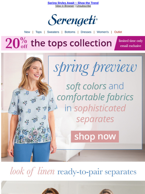 Hello, Spring ~ Say 'YES' to the Season’s Best Looks ~ Shop Now