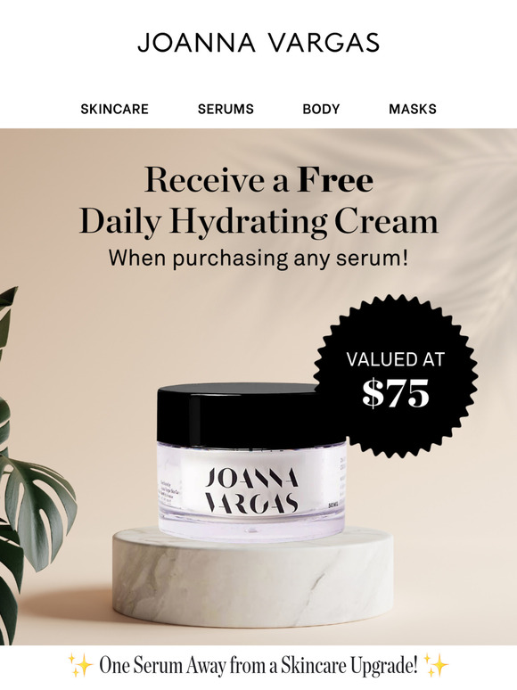 Get a Free Daily Hydrating Cream On Us!✨