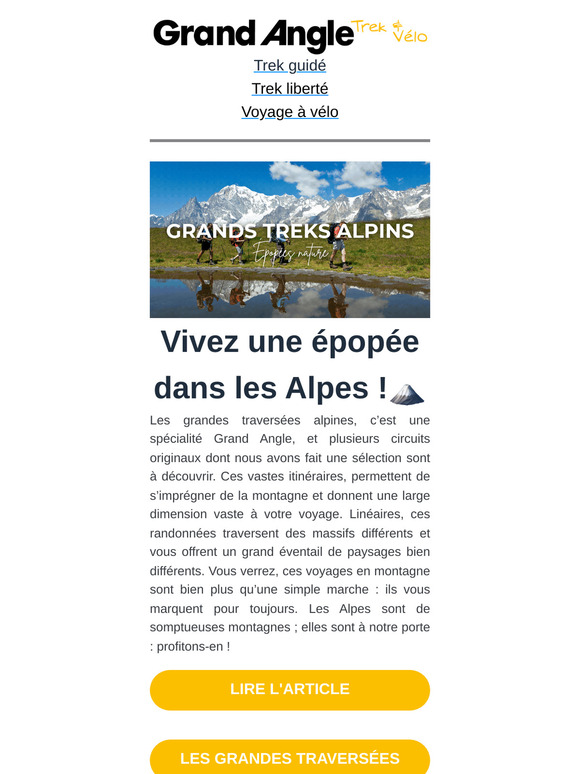 Vivez une épopée dans les Alpes !🗻