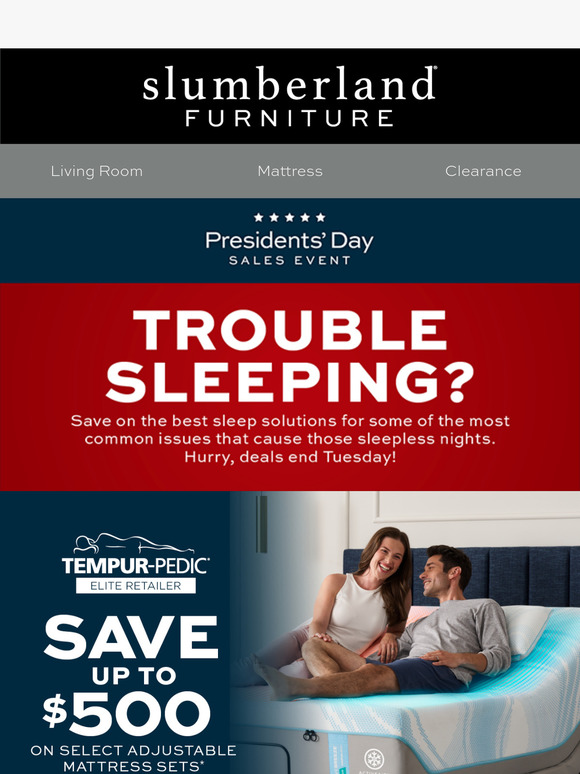 Save up to $800 on better sleep during our Presidents’ Sale! 💤