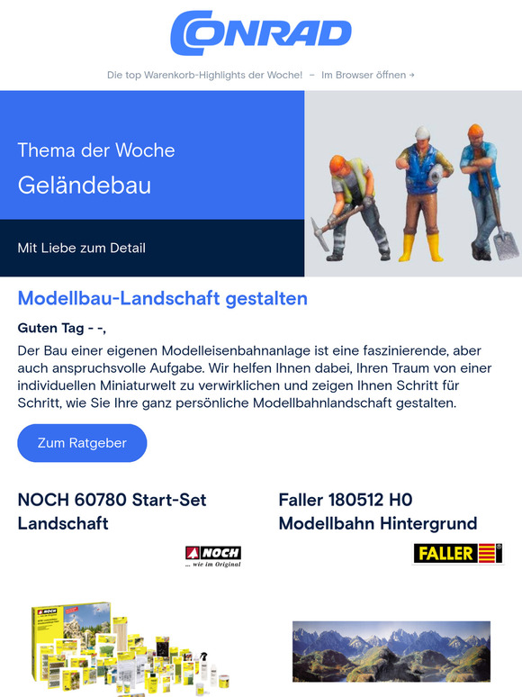 Highlight der Woche: 🚂 Geländebau für Ihre Modellbahn