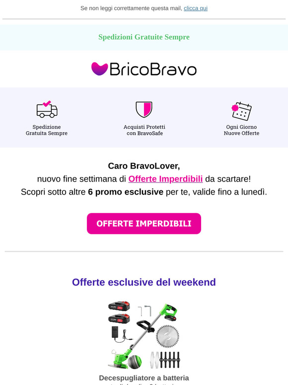 Promo del weekend da cogliere al volo
