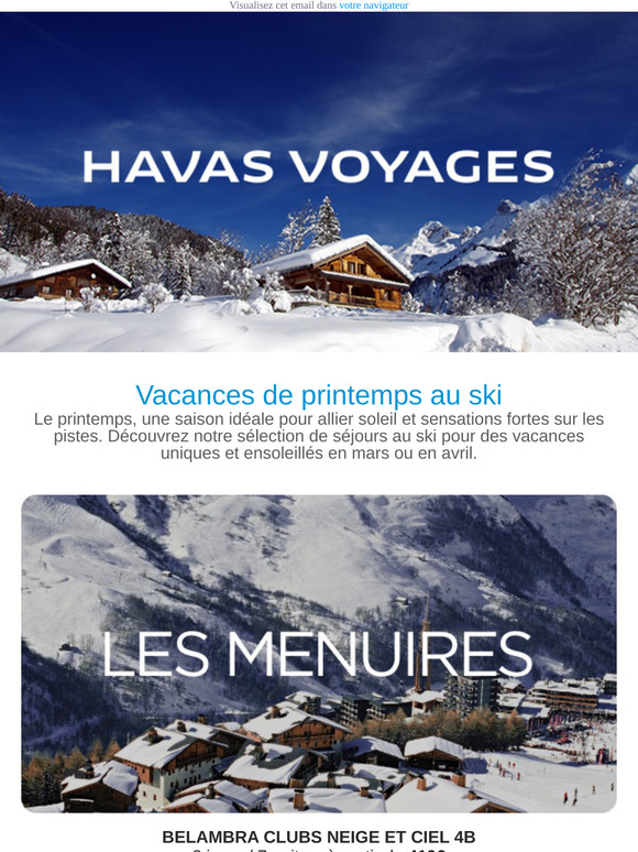 ⛷️ Ski de printemps : profitez des meilleures stations avant la fonte !
