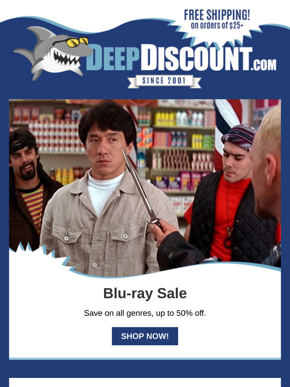 You're in for a Treat! Up to 50% Off Blu-rays!