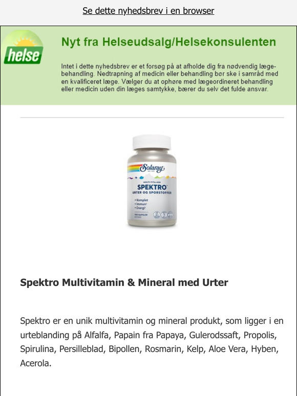Urter og Sporstoffer