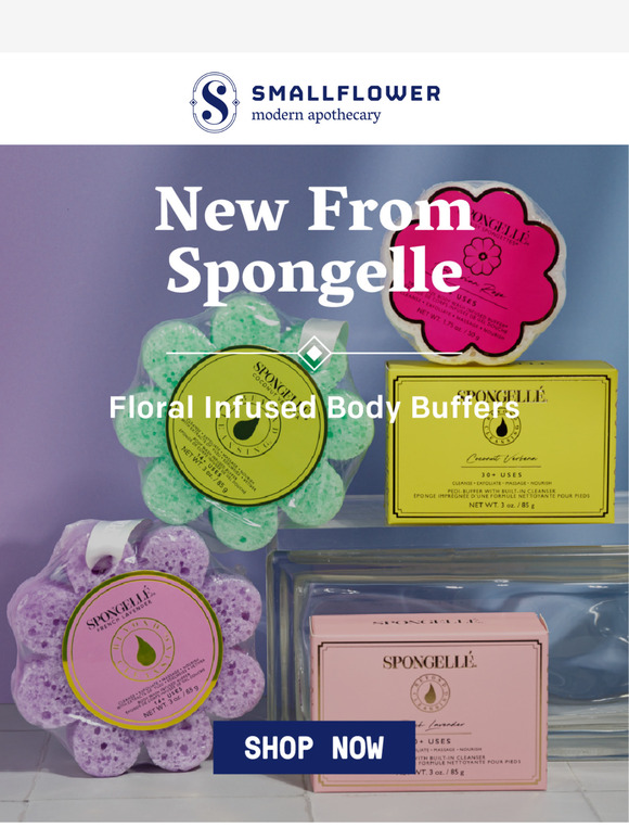 Smallflower Create A Spa Experience At Home With Spongelle Milled