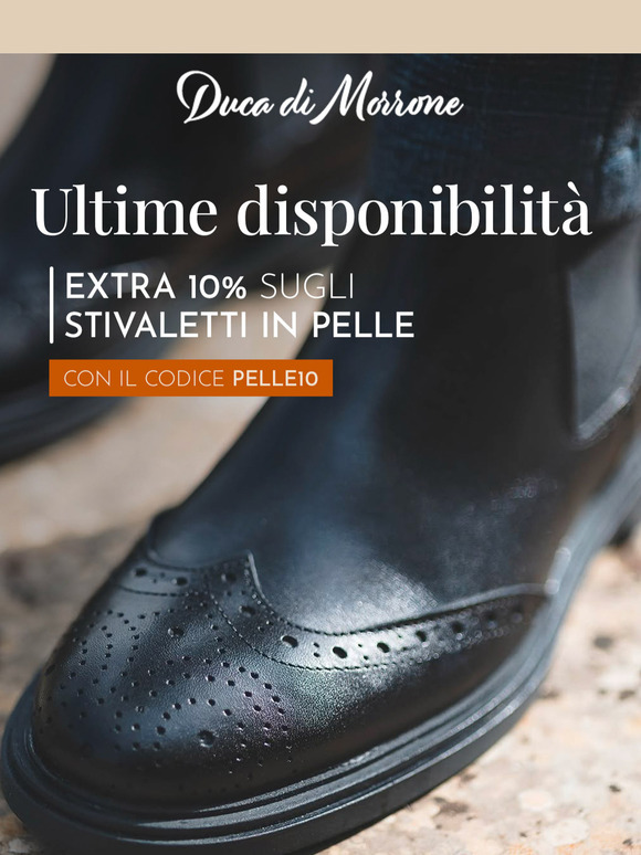 Ultimi stivaletti in pelle: -10% EXTRA!