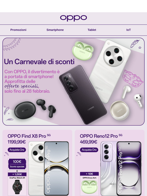 Con OPPO, il Carnevale arriva in anticipo!
