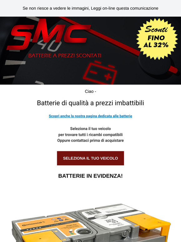 ⚡Batterie auto delle migliori marche scontate fino al -32% Scopri subito
