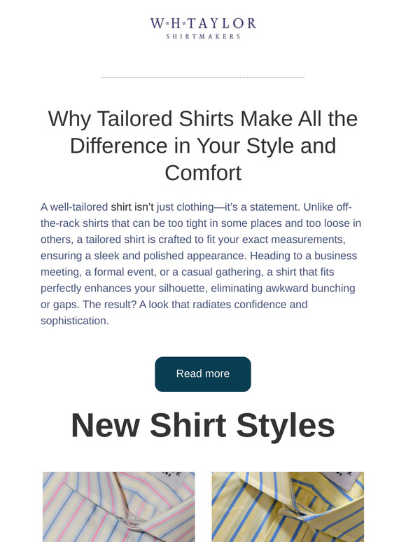 Why Tailored Shirts Make All the Difference in Your Style and Comfort