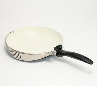 Handy Pan 10" Ceramic Nonstick Straining Skillet