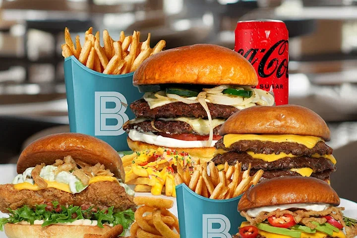 Valfri hamburgare hos Babas Burgers i Stockholm