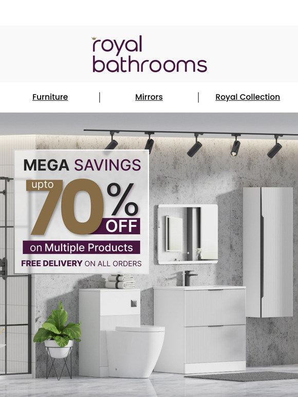 🏷️ Biggest Savings of the Season – Up to 70% Off on Bathroom Products!