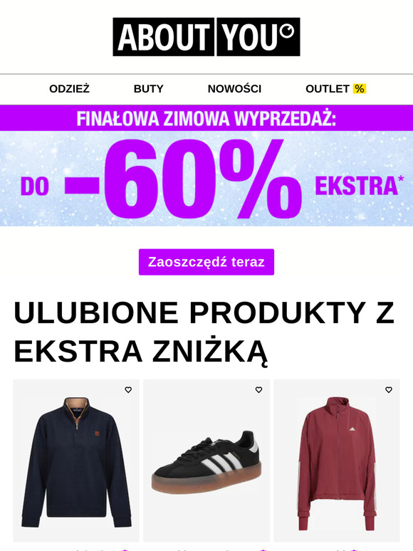 Nie przegap: do -60% EKSTRA