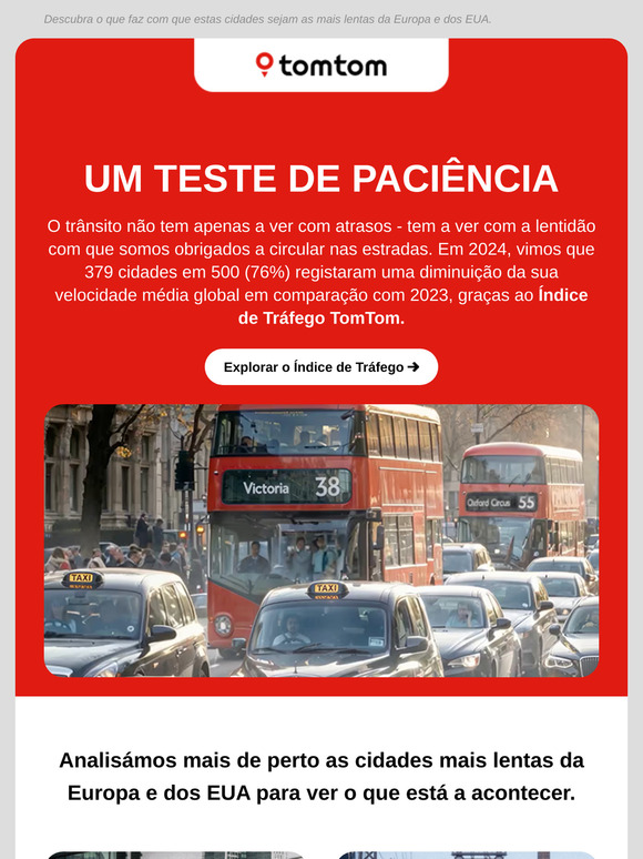 Londres e Nova Iorque: As Cidades Mais Lentas em 2024