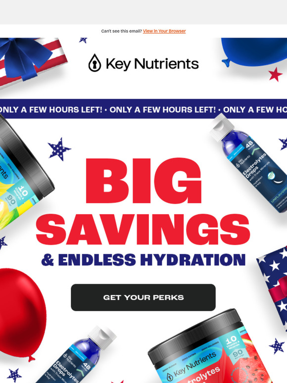 Last Chance! Free Electrolytes + Shipping