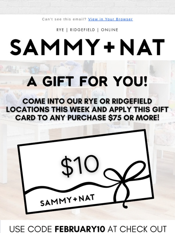 Oh hey! - Don't forget to use $10 gift card yet! 💝