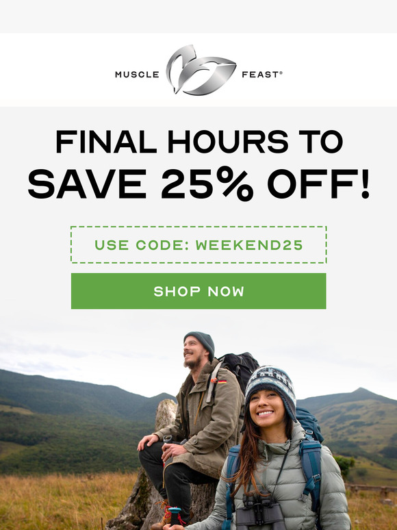 LAST CHANCE: 25% OFF Ends Tonight! ⏰