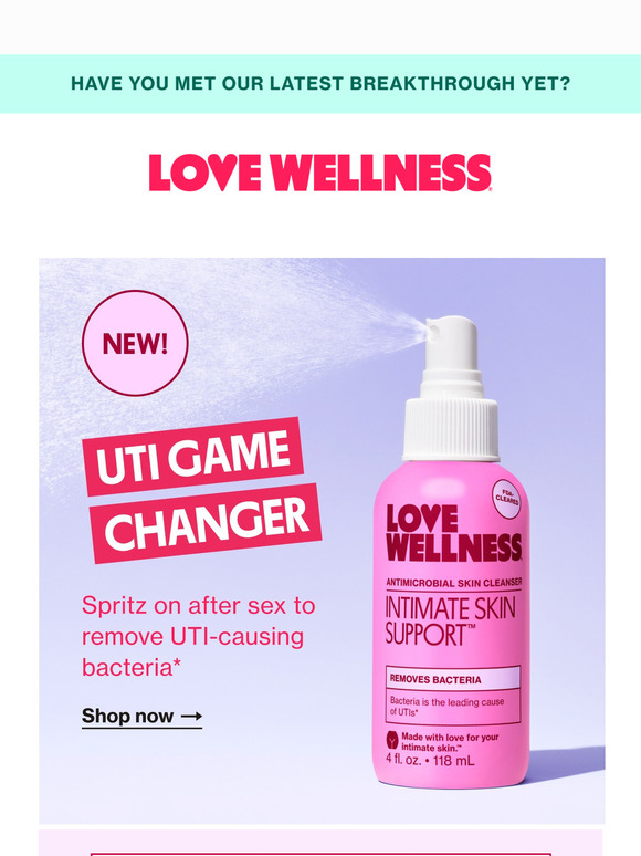 Prevent UTIs before they start